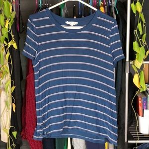 Striped T shirt, Size large